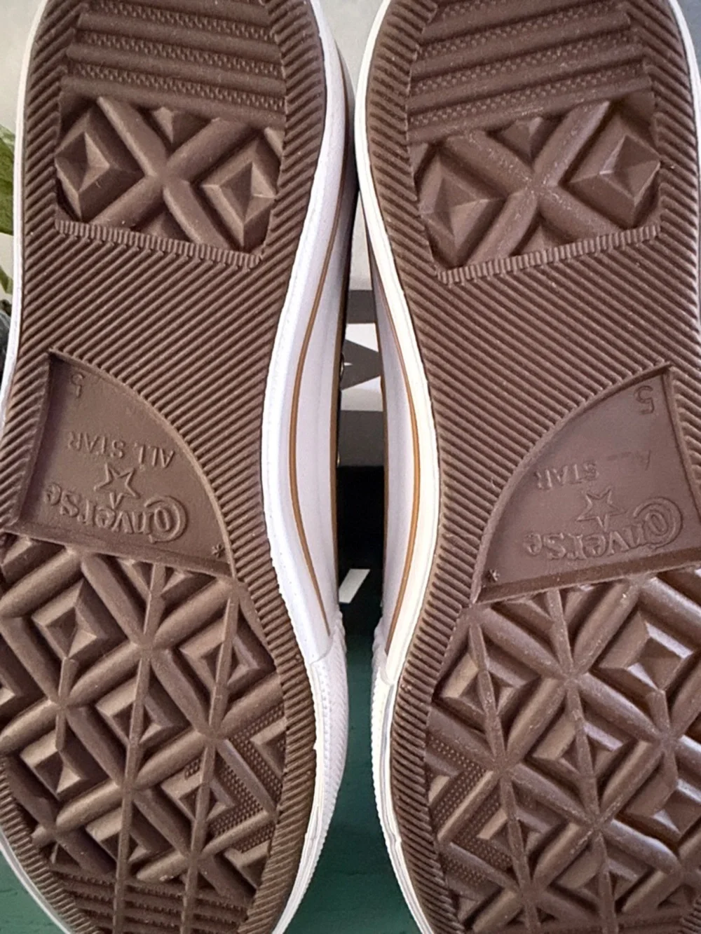 Converse High Top Sneakers - Navy with Gold Details - Picture 5 of 9